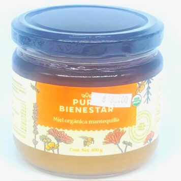MIEL ORGANICA MANTEQUILLA 400gr PURO BIENESTAR