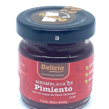 MERMELADA DE PIMIENTO Y CHILTEPIN 40ML ALULOSA DEMEX