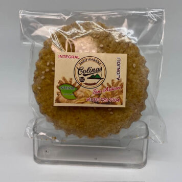 GALLETA INTEGRAL STEVIA COLINAS AJONJOLI