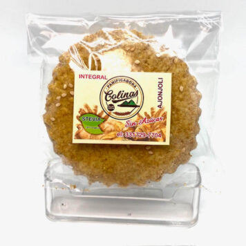 GALLETA INTEGRAL STEVIA COLINAS AJONJOLI