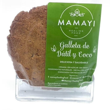 MAMAYI GALLETA DÁTIL Y COCO VEGANA, SIN TRIGO NI AZÚCAR 55GR