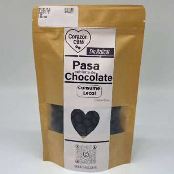 CORAZON DE CAFE PASAS CON CHOCOLATE 245 GR