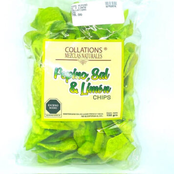 CHIPS PEPINO SAL Y LIMÓN  COLLATIONS 150G