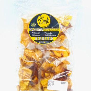 BOTANA DESHIDRATADA PUNTO DELI PLÁTANO DULCE CANELA 150 GR