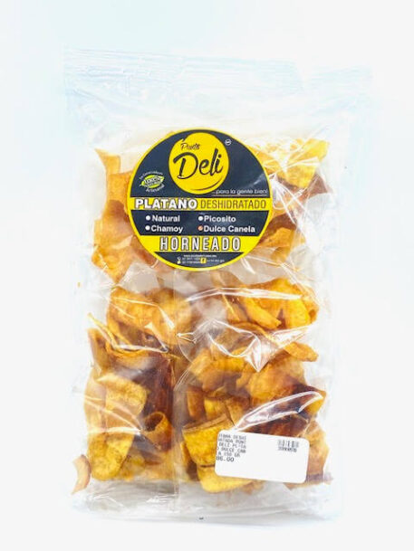 BOTANA DESHIDRATADA PUNTO DELI PLÁTANO DULCE CANELA 150 GR