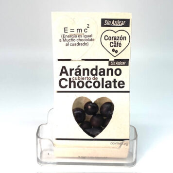 CORAZON DE CAFE 18 A 21 GRS ARANDANOS CON CHOCOLATE 18 A 21 GRS