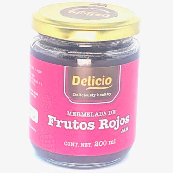 MERMELADA DE FRUTOS ROJOS CON ALULOSA 200ML DEMEX