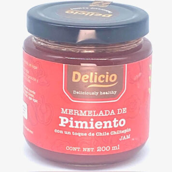MERMELADA DE PIMIENTO CON CHILTEPÍN CON ALULOSA 200ML DEMEX
